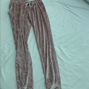 Velvet pajamas
